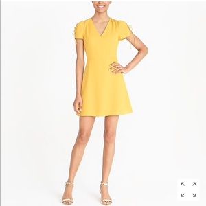 NEW WITH TAGS JCrew yellow dress!